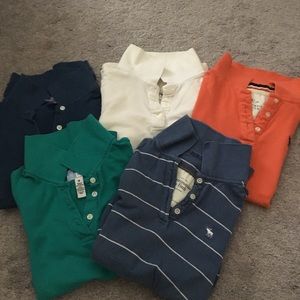 Group of Abercrombie polo’s